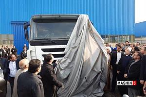 خط تولید کامیون ایرانی چاپار توسط رئیس جمهور افتتاح شد
